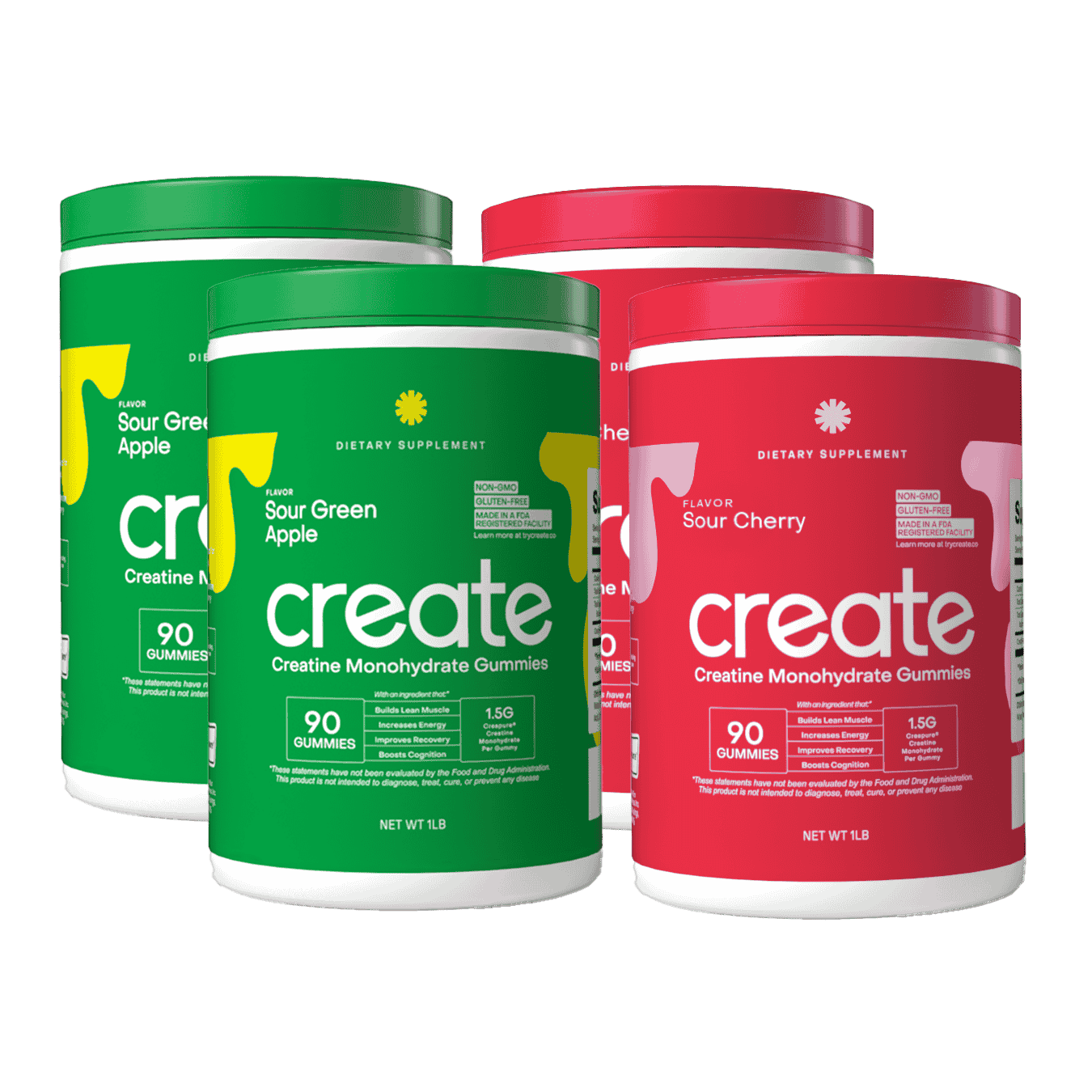 Tonicgro Sour Cherry - Core Create Creatine Monohydrate Gummies