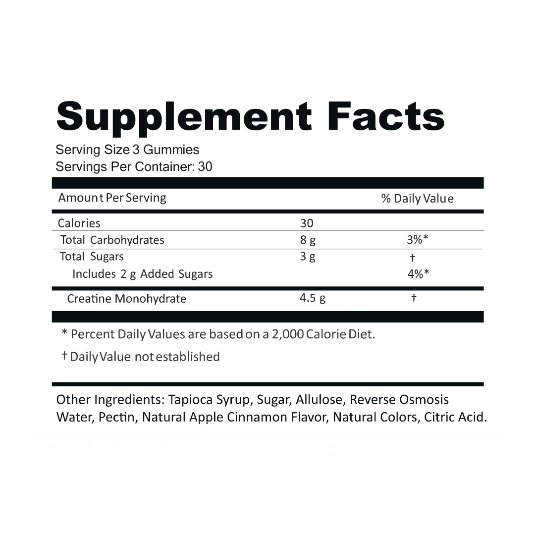 Tonicgro Creatine Monohydrate Gummies