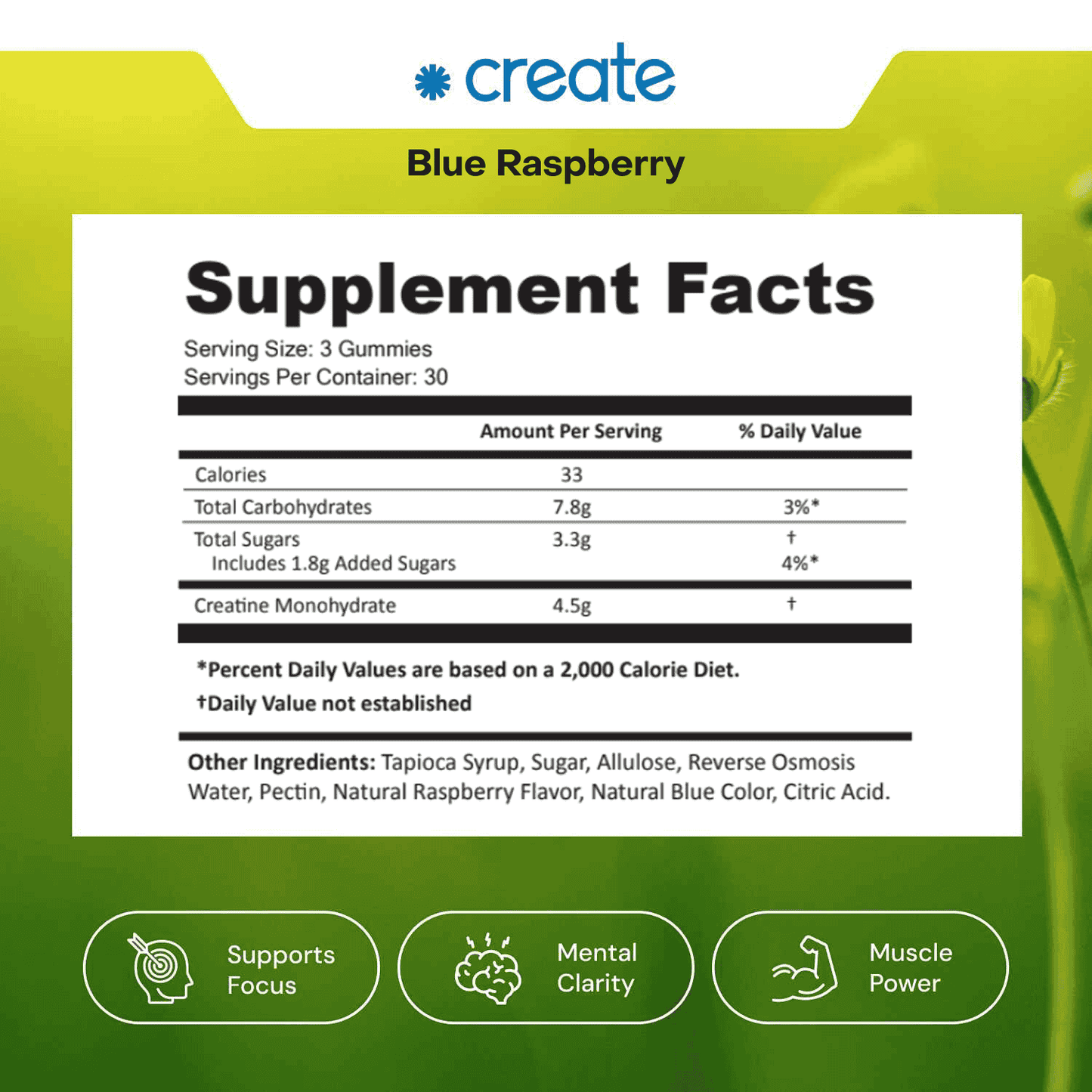 Tonicgro Creatine Monohydrate Gummies