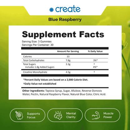 Tonicgro Creatine Monohydrate Gummies