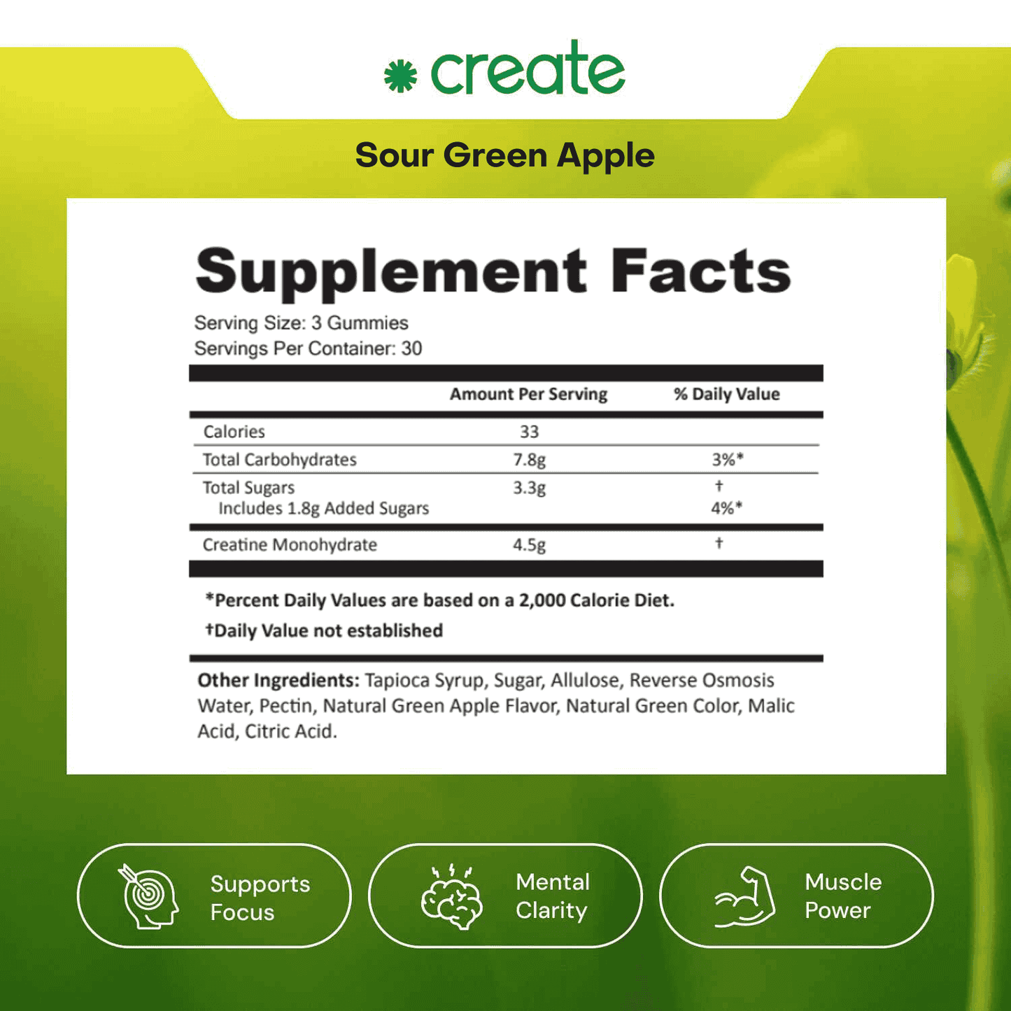 Tonicgro Creatine Monohydrate Gummies