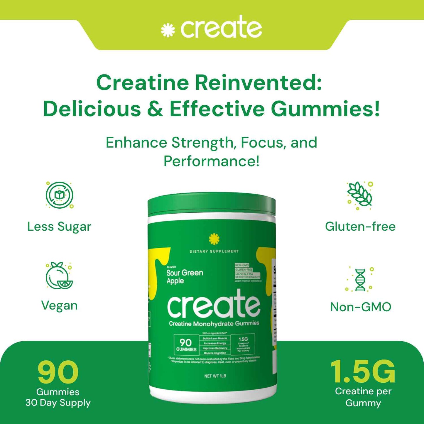 Tonicgro Creatine Monohydrate Gummies