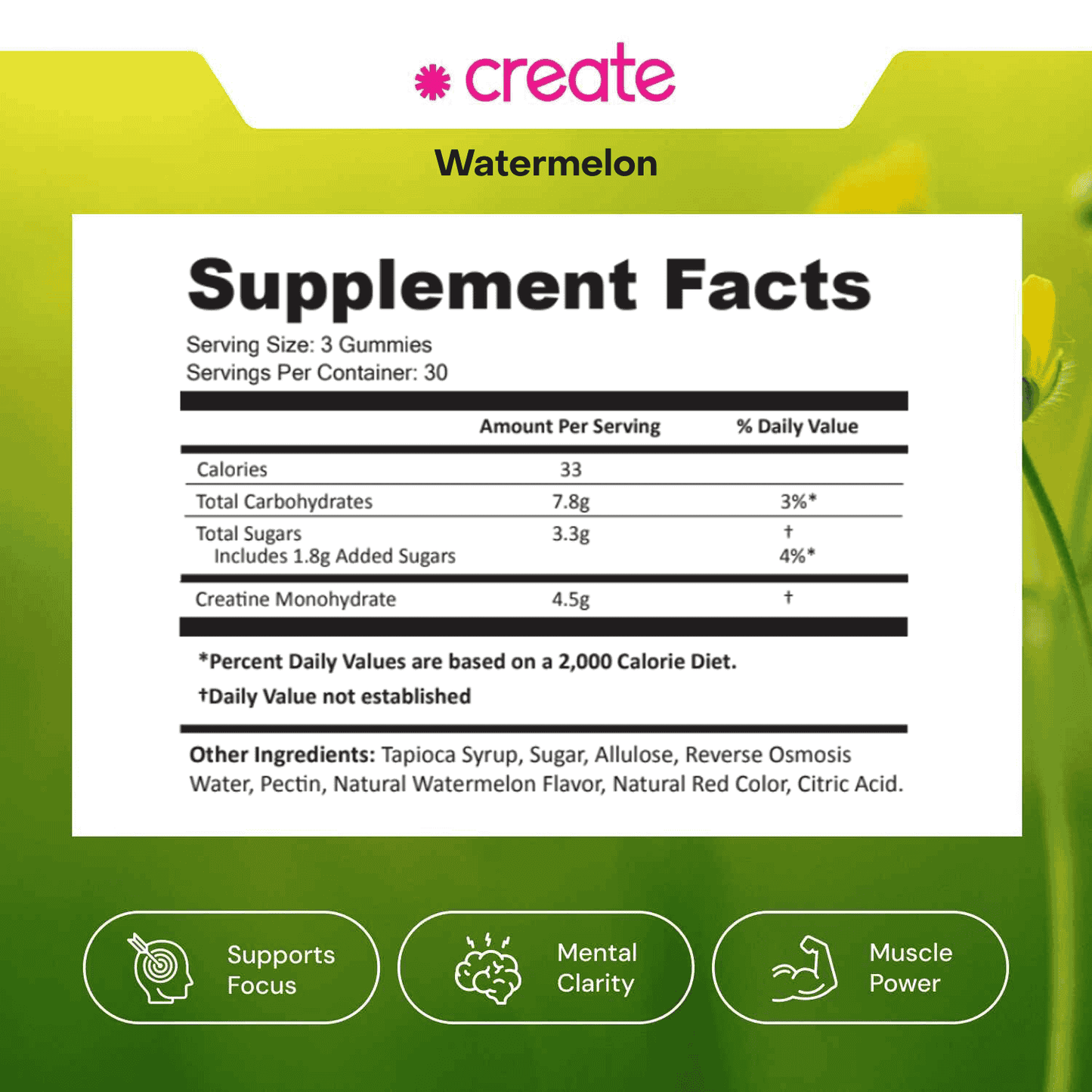 Tonicgro Creatine Monohydrate Gummies