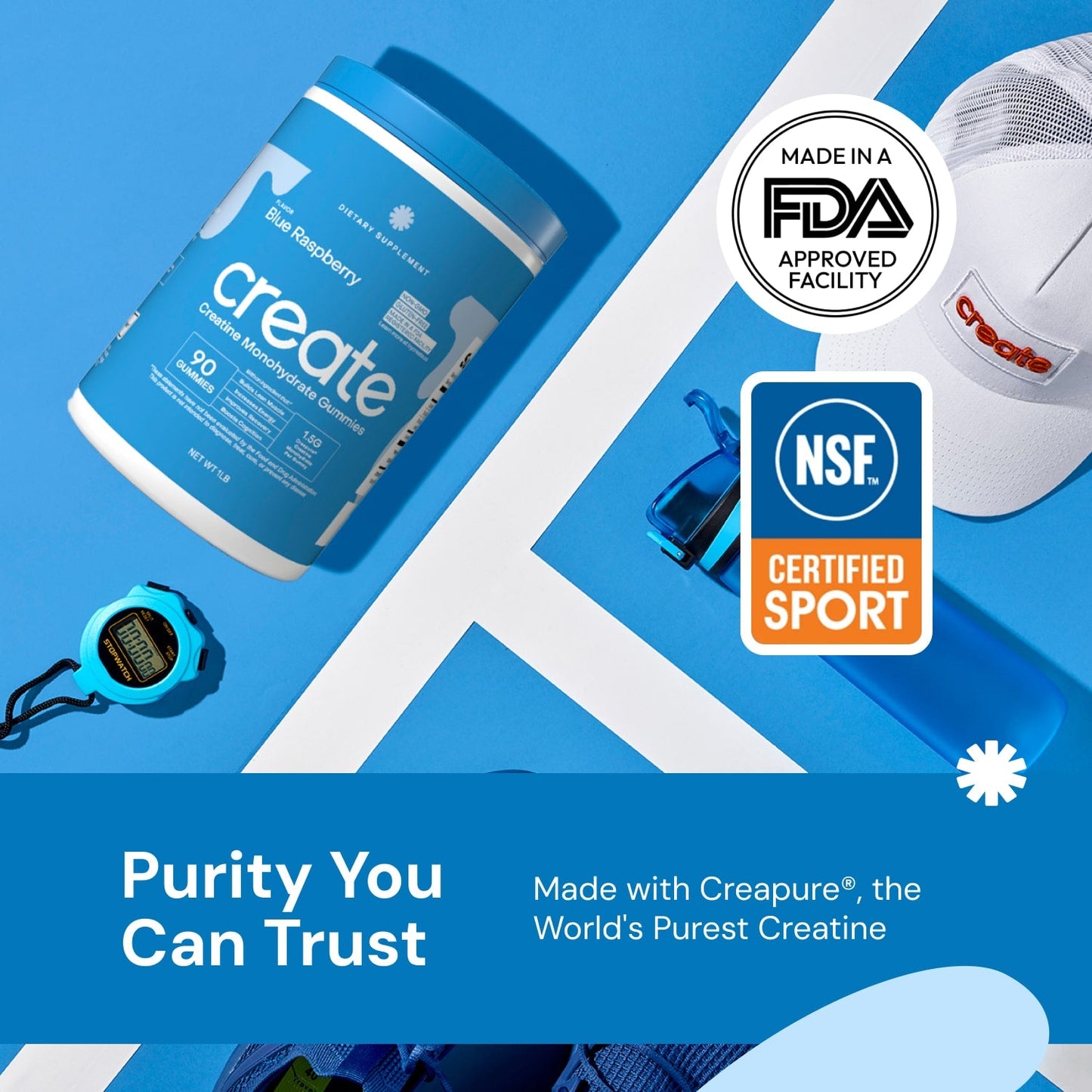 Tonicgro Core - Create Creatine Monohydrate Gummies