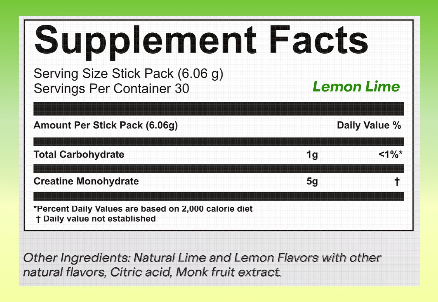 Tonicgro Creatine Monohydrate Products